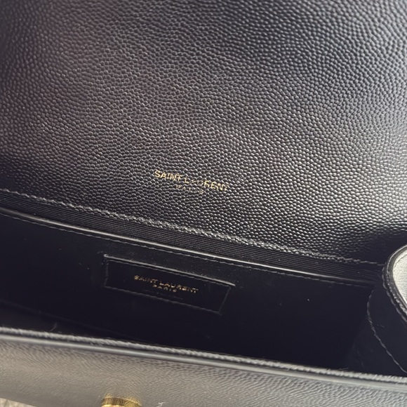 Saint Laurent KATE SMALL IN GRAIN DE POUDRE EMBOSSED LEATHER - Picture 4 of 4